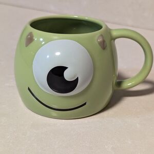 Disney Mike Wazowski Monsters Inc 3D Lime Green Coffee Mug